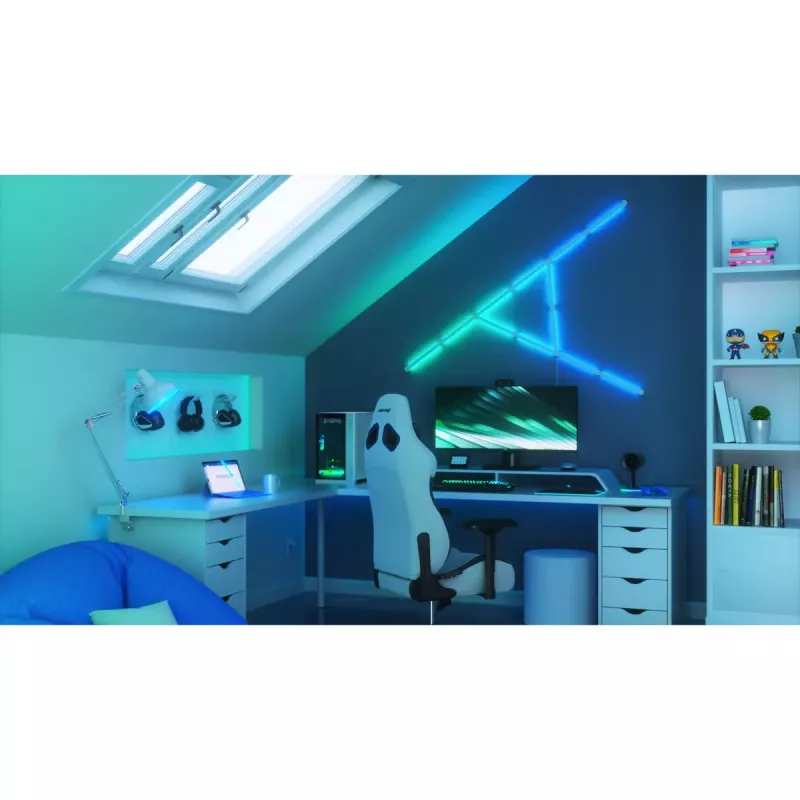 Nanoleaf Lines startera komplekts cita balta RGB IP20 15 gab.