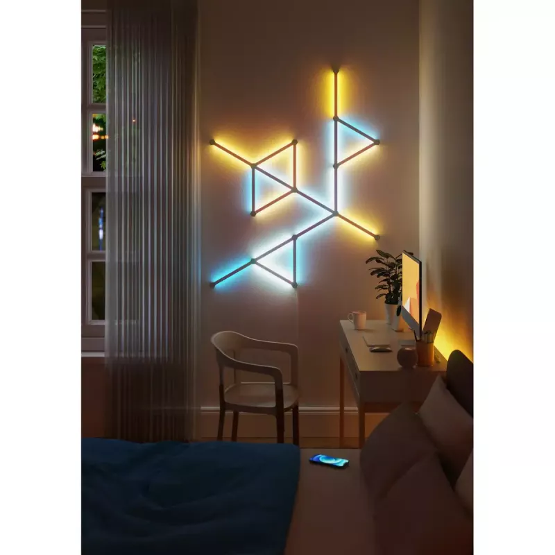 Nanoleaf Lines startera komplekts cita balta RGB IP20 15 gab.
