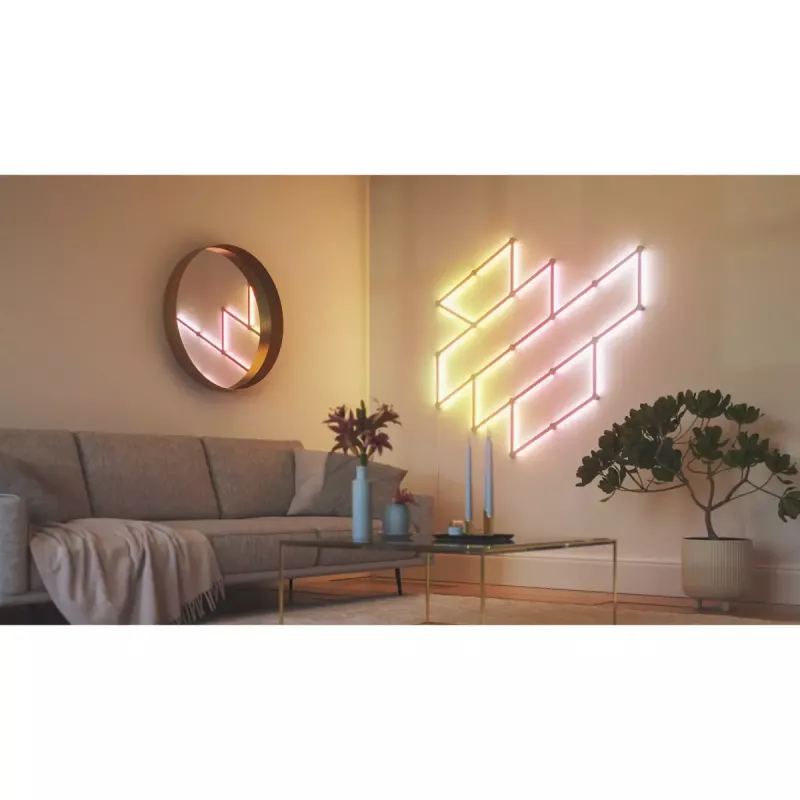 Nanoleaf Lines startera komplekts cita balta RGB IP20 15 gab.