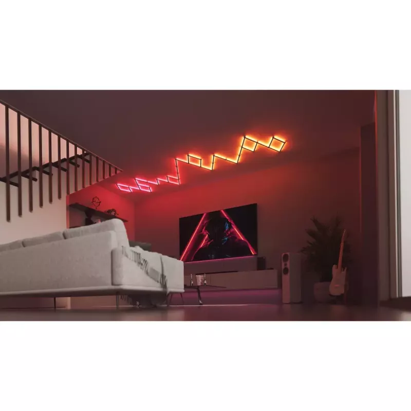 Nanoleaf Lines startera komplekts cita balta RGB IP20 15 gab.