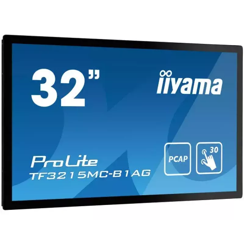 iiyama ProLite TF3215MC-B1AG datora monitors 81,3 cm (32 collas) 1920 x 1080 pikseļi Full HD LED skārienekrāns Kiosks Melns