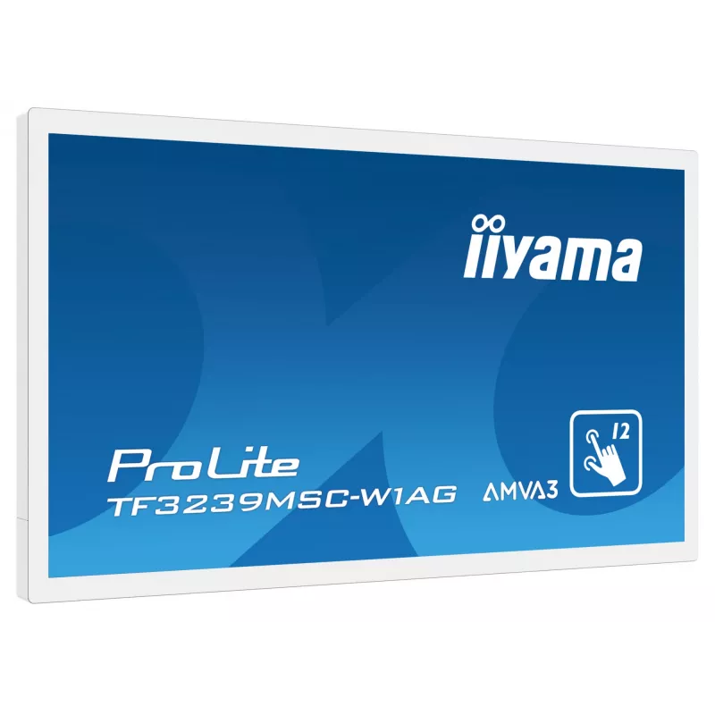 Monitors iiyama ProLite TF3239MSC-W1AG 31,5 collas (80 cm) Full HD 1920x1080 LED skārienekrāns AMVA3 balts