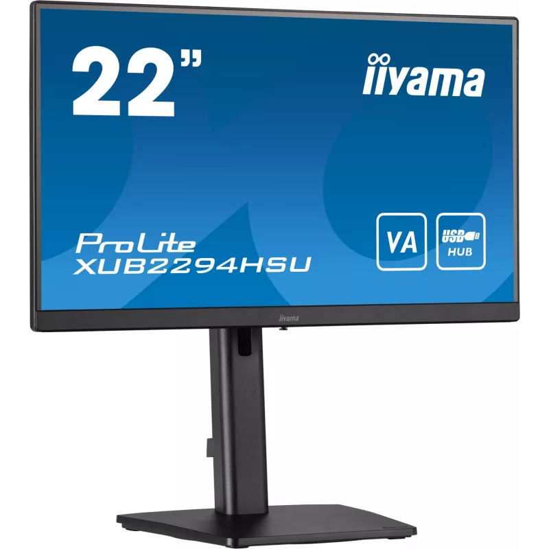 iiyama ProLite XUB2294HSU-B2 datora monitors 54,6 cm (21,5 collas) 1920 x 1080 pikseļi Full HD LCD melns