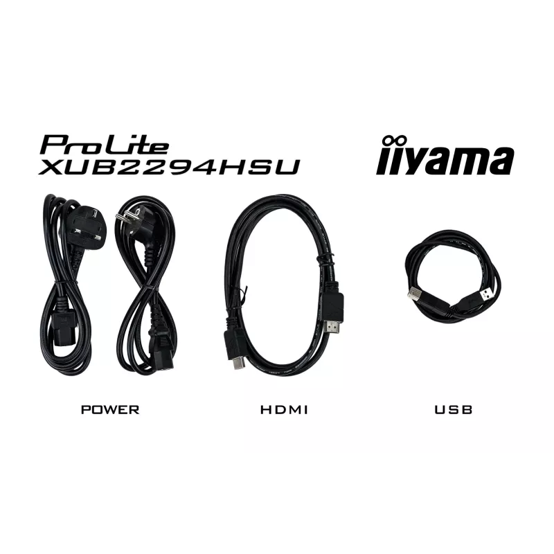 iiyama ProLite XUB2294HSU-B2 datora monitors 54,6 cm (21,5 collas) 1920 x 1080 pikseļi Full HD LCD melns