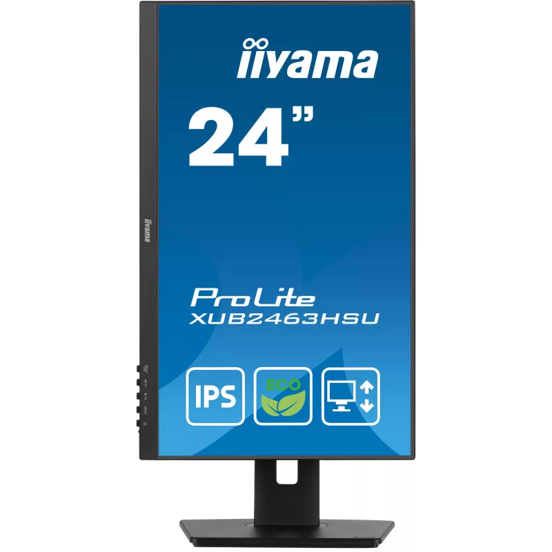 iiyama ProLite XUB2463HSU-B1 datora monitors 60,5 cm (23,8 collas) 1920 x 1080 pikseļi Full HD LED Melns