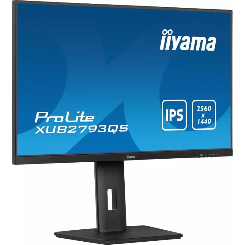 iiyama ProLite XUB2793QS-B7 datora monitors 68,6 cm (27 collas) 2560 x 1440 pikseļi Quad HD LED melns