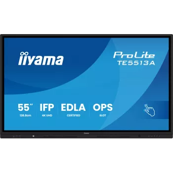 Skārienekrāns IIYAMA TE5513A-B2AG 55 collu interaktīvais skārienekrāna monitors