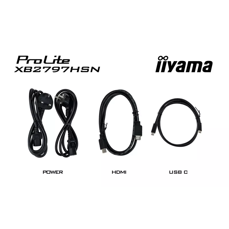 iiyama ProLite XB2797HSN-B1 datora monitors 68,6 cm (27 collas) 1920 x 1080 pikseļi Full HD LCD melns