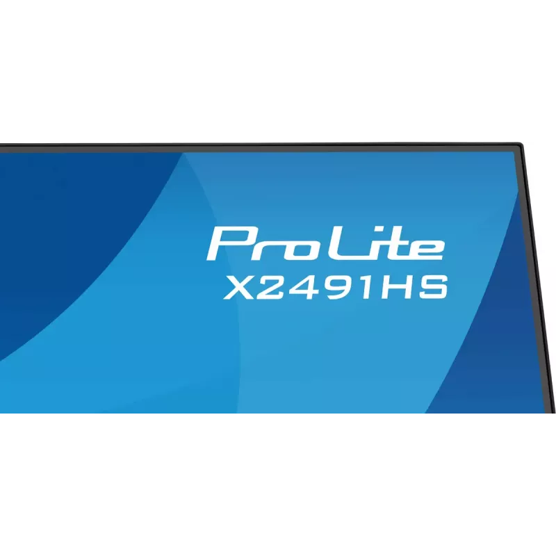 Monitors IIYAMA ProLite X2491HS-B1 23,8 collas (60,5 cm) Full HD IPS LCD, 1920×1080, 178° skata leņķi, matēts, iebūvēti skaļruņi, VESA, melns
