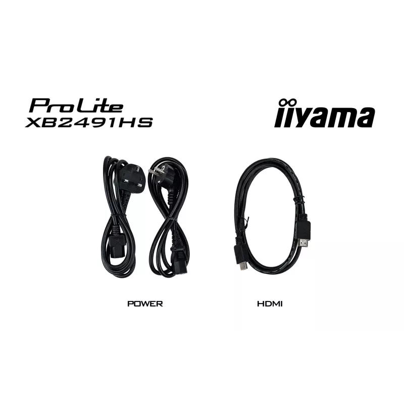 Monitor IIYAMA XB2491HS-B1 60.5 cm (23.8 inch) 16:9 IPS ar HDMI, DisplayPort un iebūvētiem skaļruņiem