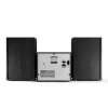 Mājas audio mikrosistēma Sharp XL-B512(BK) — 45 W, viens optisko disku atskaņotājs, FM radio, MP3, banānu tipa skaļruņu savienotāji, melna