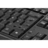 Kensington KM270 EQ uzlādējams galda komplekts — bezvadu, RF Wireless + Bluetooth, membrānas, QWERTZ, melns, pele iekļauta