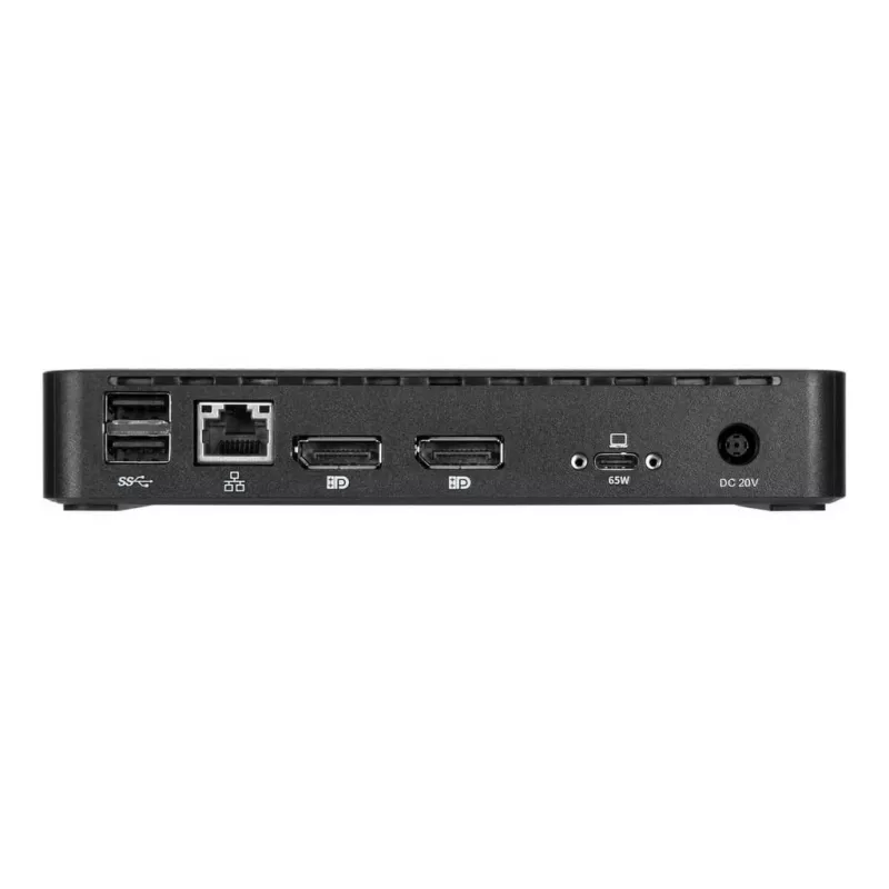 Targus DOCK315EUZ interfeisa centrmezgls USB 3.2 Gen 1 (3.1 Gen 1) Type-A + Mini DisplayPort 1.2 Melns