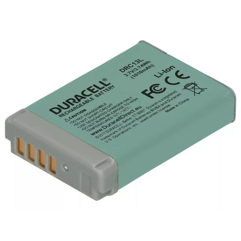 Duracell kameras akumulators - aizstāj Canon NB-13L akumulatoru, Canon, 1010 mAh, 3.7 V, litija jonu (Li-Ion)