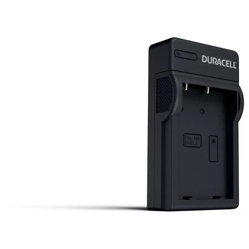 Duracell Digital Camera Battery Charger, USB, Indoor battery charger, Nikon EN-EL9, Melns, 5 V, 5 V