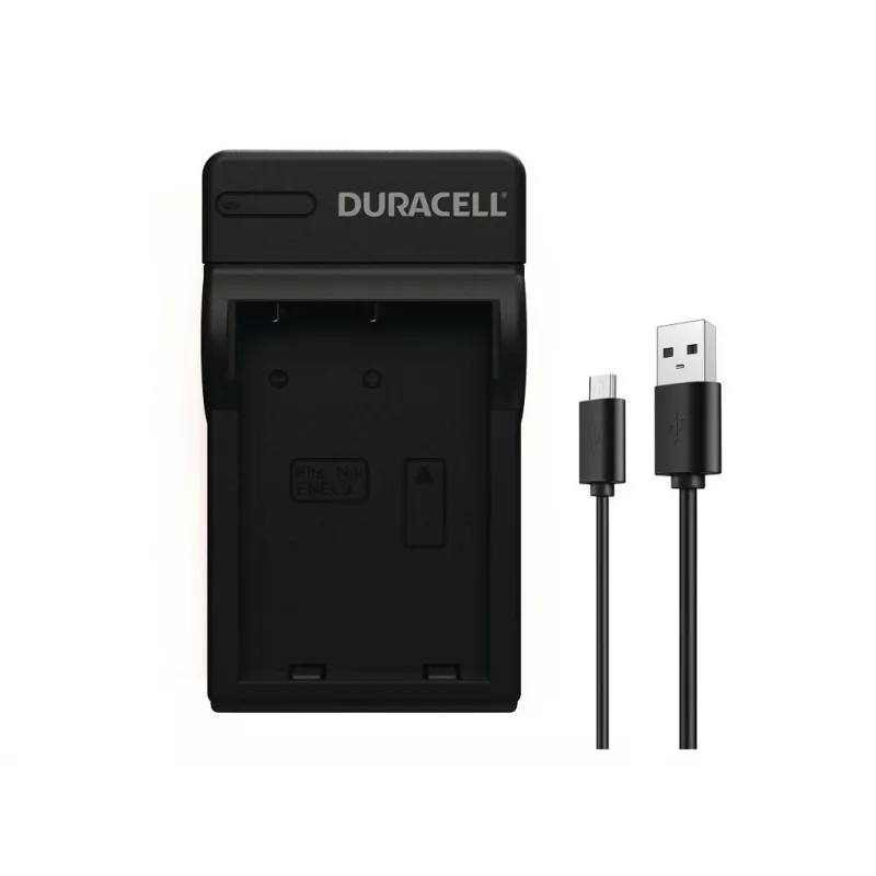 Duracell Digital Camera Battery Charger, USB, Indoor battery charger, Nikon EN-EL9, Melns, 5 V, 5 V