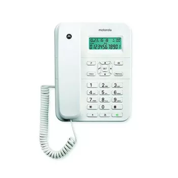 Motorola CT202 analogais tālrunis zvanītāja ID balts