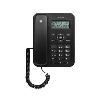 Motorola CT202 analogais tālrunis, zvanītāja ID, melns
