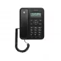 Motorola CT202 analogais tālrunis, zvanītāja ID, melns