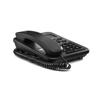 Motorola CT202 analogais tālrunis, zvanītāja ID, melns