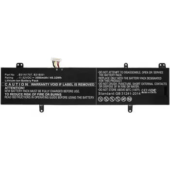 CoreParts MBXAS-BA0178 portatīvā datora rezerves daļa Akumulators