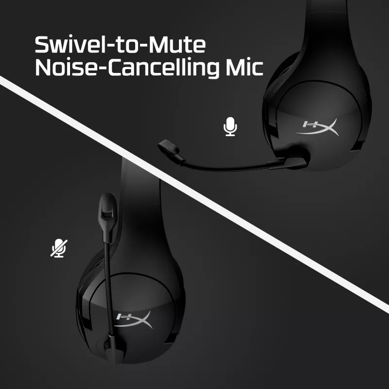 HyperX Cloud Stinger Core - Bezvadu spēļu austiņas + 7.1 (melnas)