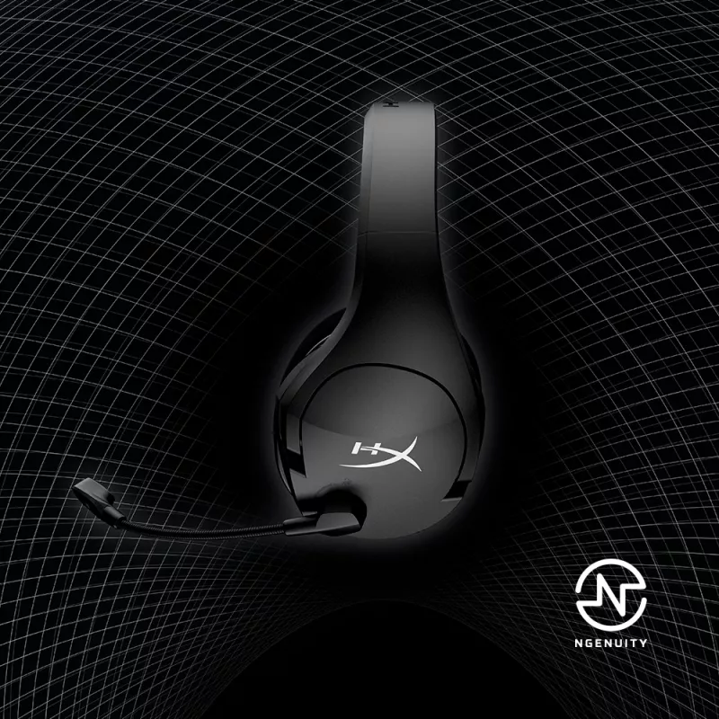 HyperX Cloud Stinger Core - Bezvadu spēļu austiņas + 7.1 (melnas)