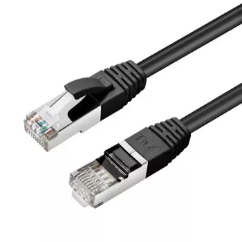 Microconnect SSTP601S tīkla kabelis melns 1 m Cat6 S/FTP (S-STP)