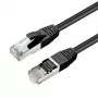 Microconnect SSTP601S tīkla kabelis melns 1 m Cat6 S/FTP (S-STP)
