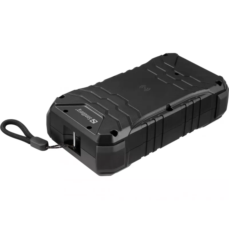 Sandberg Survivor Powerbank 27000 PD65W, 27000 mAh, Power Delivery, Quick Charge 3.0, bezvadu uzlāde, melns
