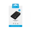 Sandberg USB vadu cipartastatūra, USB, 19, klēpjdators/dators, 1.5 m, melna