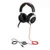 Jabra Evolve 80 MS Stereo, vadu, birojam/zvanu centram, 646 g, austiņas, melnas