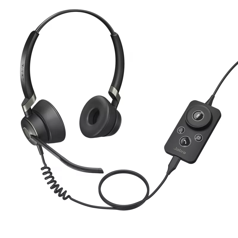 Jabra Engage 50 Stereo, vadu, Birojs/Zvanu centrs, 20 - 20000 Hz, 96 g, Austiņas, Melns