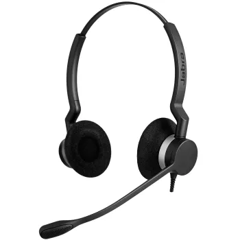 Jabra Biz 2300 Duo USB-C UC, vadu, birojs/zvanu centrs, 150 - 4500 Hz, 65 g, austiņas, melnas