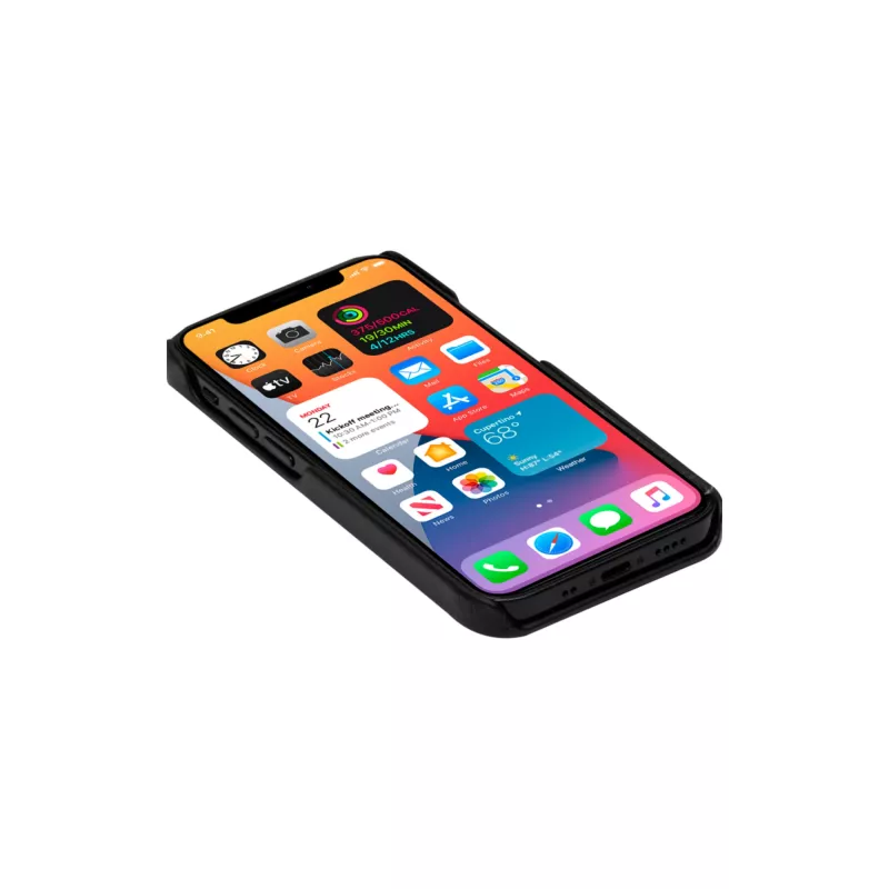 Maka apvalks dbramante1928 Lynge priekš iPhone 12 mini 5,4 collas – Melns, 3 kartes kabatiņas