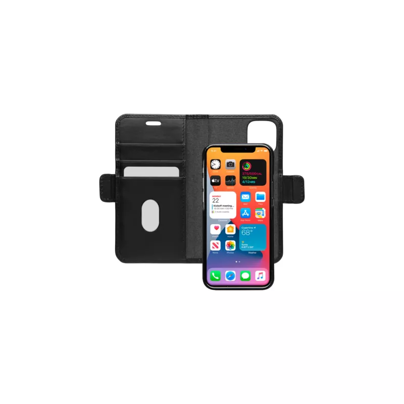 Maka apvalks dbramante1928 Lynge priekš iPhone 12 mini 5,4 collas – Melns, 3 kartes kabatiņas