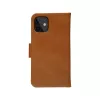 Maka maciņš dbramante1928 Lynge iPhone 12 mini (5,4 collas) — iedeguma krāsa, 3 karšu kabatas, galda statīvs