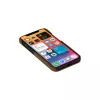 Maka maciņš dbramante1928 Lynge iPhone 12 mini (5,4 collas) — iedeguma krāsa, 3 karšu kabatas, galda statīvs