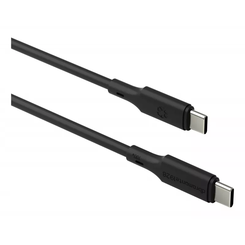dbramante1928 Bulk - IT - Kabelis - 3m USB-C/USB-C 100W - BLK, 3 m, USB C, USB C, USB 2.0, 0,48 Gbit/s, Melns
