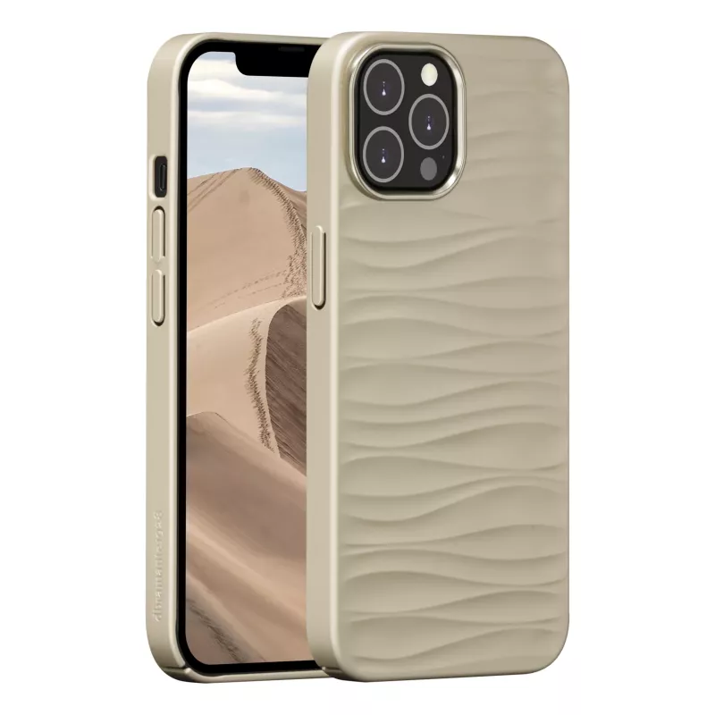 Aizsargapvalks dbramante1928 Dune iPhone 14 Pro Max, smilšu krāsā, piemērots 6,7 collu (17 cm) ekrānam