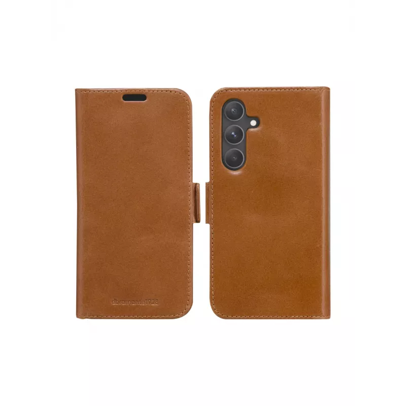 Maciņa maciņš dbramante1928 Galaxy S24 Tan 3 karšu kabatiņas