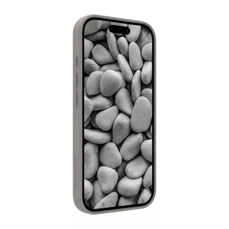 Mobilā tālruņa maciņš dbramante1928 Roskilde MS Kick ICON Apple iPhone 17, vienkrāsains pelēks, galda statīvs