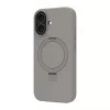 Mobilā tālruņa maciņš dbramante1928 Roskilde MS Kick ICON Apple iPhone 17, vienkrāsains pelēks, galda statīvs