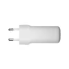 d bramante re-charge Pro sienas lādētājs — 2× USB-C 25W, 110–240V, balts