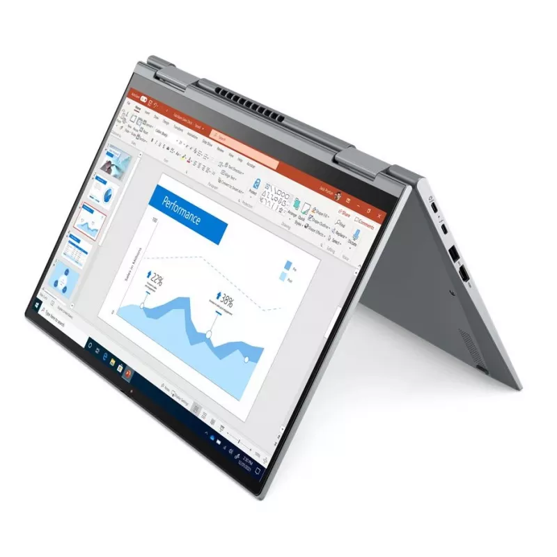 Atjaunots Hibrīds 2-in-1 klēpjdators T1A Lenovo ThinkPad X1 Yoga Gen 6 — 14 collas skārienjūtīgs, Intel i7-1185G7, 32 GB RAM, 512 GB SSD, Windows 11 Pro, pelēks