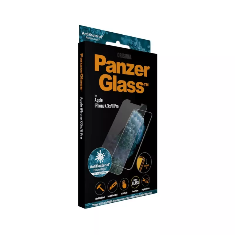 PanzerGlass ® ekrāna aizsargstikls iPhone 11 Pro | Xs | X | Standard Fit
