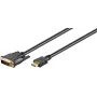 Microconnect HDM192413 video kabeļa adapteris 3 m DVI-D HDMI A tipa (standarta) melns