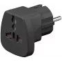 Microconnect PETRAVEL-B strāvas adapteris, melns
