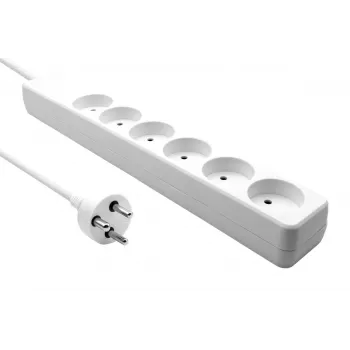 Microconnect MC-GRU0607DKW strāvas pagarinātājs 7 m 6 maiņstrāvas kontaktligzdas(s) Iekštelpām Balts