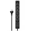 Microconnect MC-GRU0607DKB strāvas pagarinātājs 7 m 6 maiņstrāvas kontaktligzdas